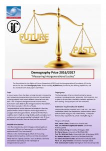 Demography Prize 2016-17 Poster