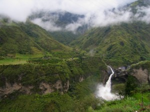 Ecquador waterfall