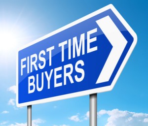 First time buyer concept.