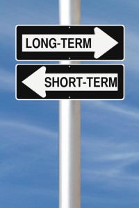 Long term - short term sign