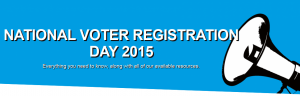 National Voter Registration Day logo